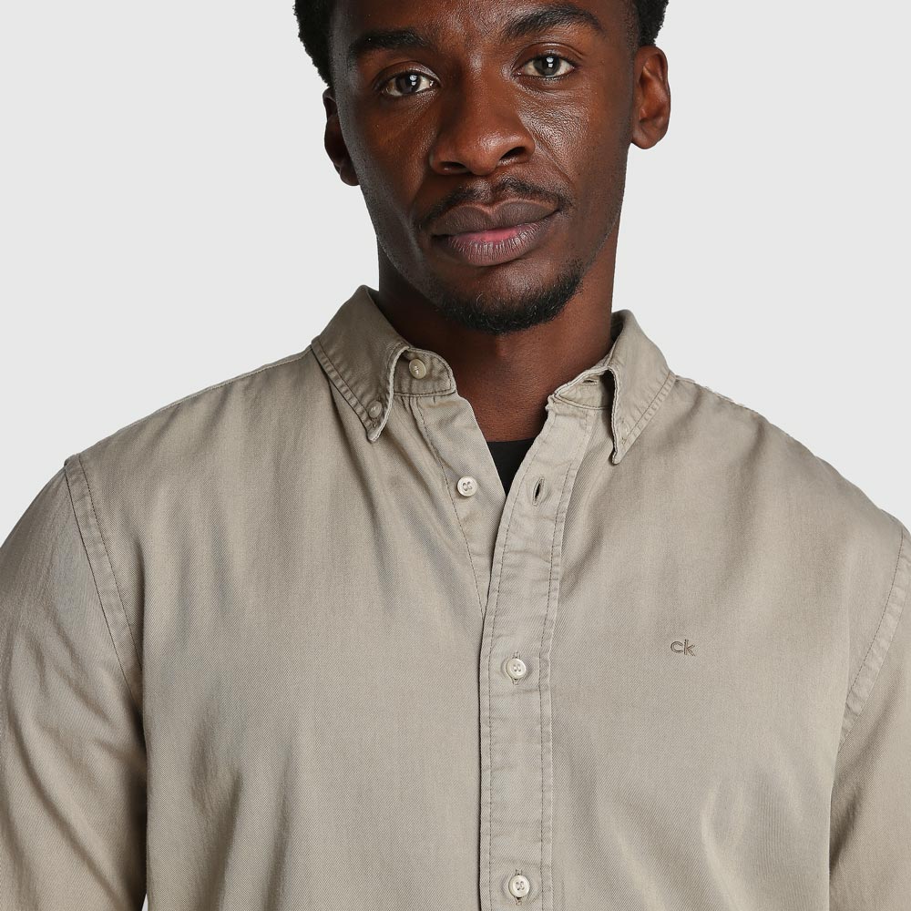 Garment Dyed Shirt - Grey