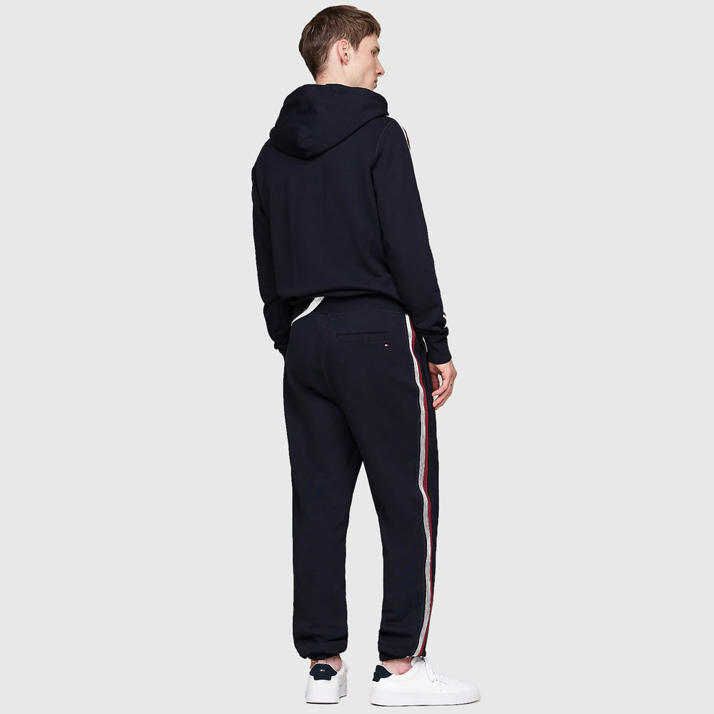 Global Stripe Tape Sweatpants - Navy