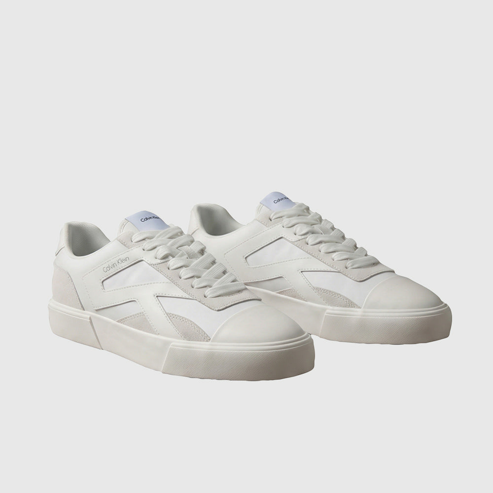 Vulcanized Laceup Sneaker - White