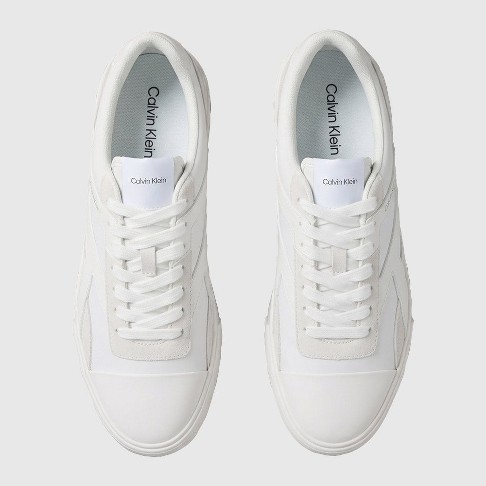 Vulcanized Laceup Sneaker - White