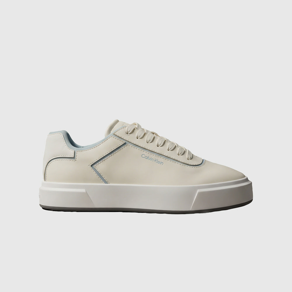 Basket Cupsole Leather Sneaker - Off White