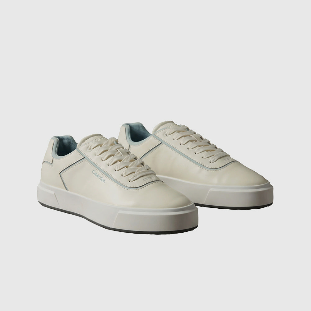 Basket Cupsole Leather Sneaker - Off White