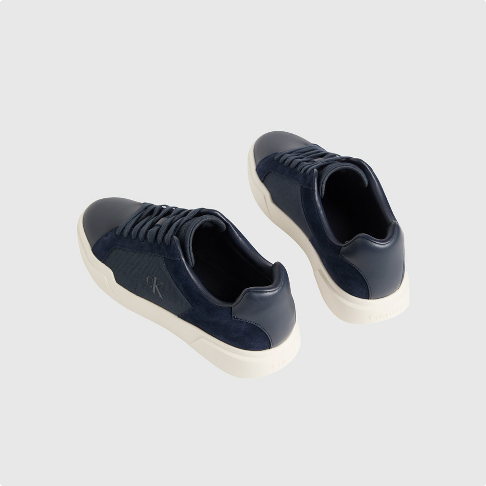 Chunky Cupsole Laceup Sneaker - Navy