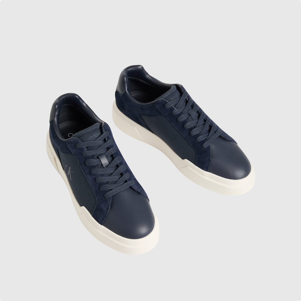 Chunky Cupsole Laceup Sneaker - Navy