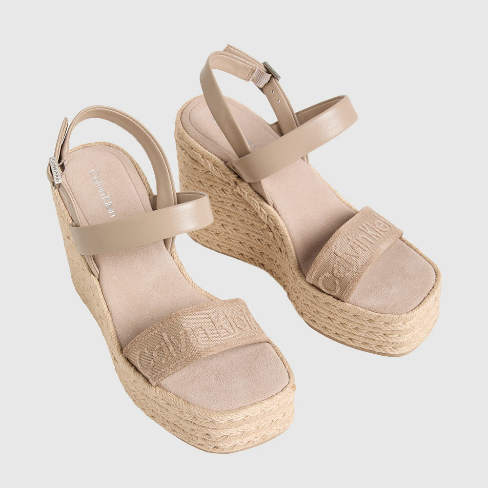 Wedge Espadrille - Light Brown