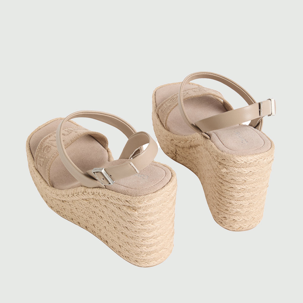 Wedge Espadrille - Light Brown