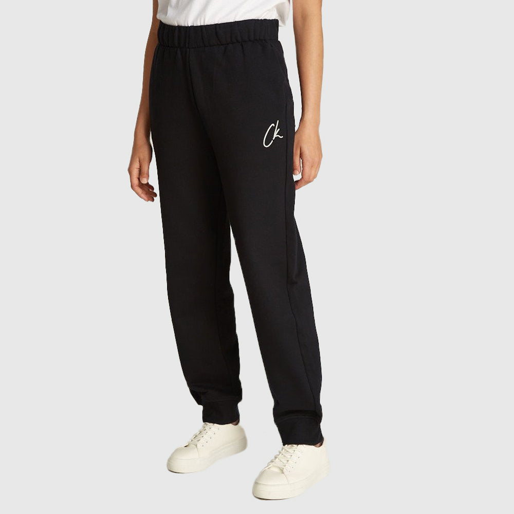 Calvin Klein Embroidered Ck Jog Pant - Black |ThirdBaseUrban