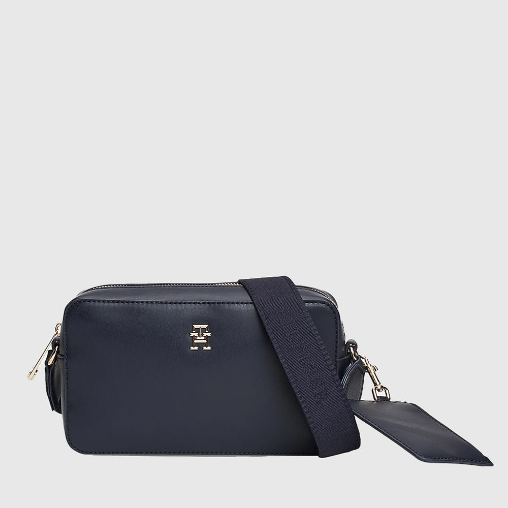 Tommy Hilfiger Monotype Camera Bag - Navy |ThirdBaseUrban