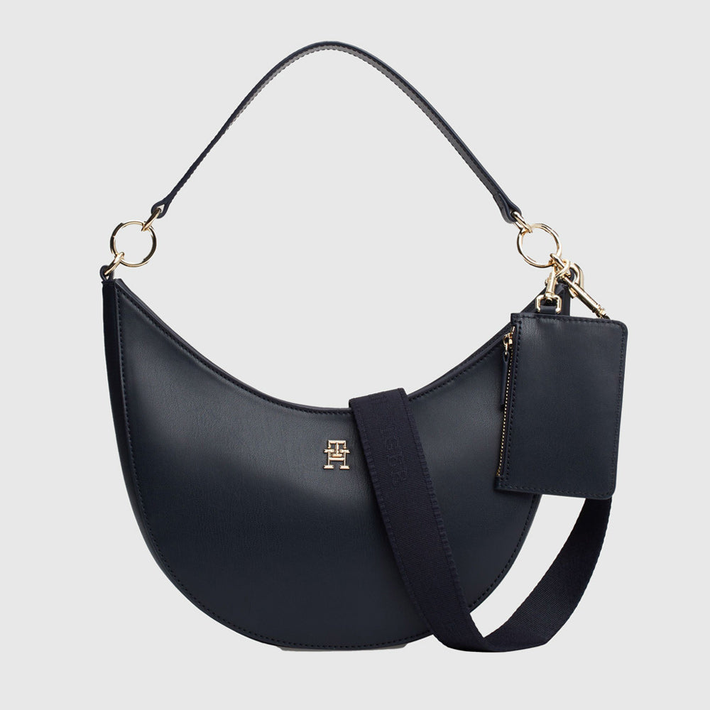 Tommy Hilfiger Monotype Shoulder Bag - Navy |ThirdBaseUrban