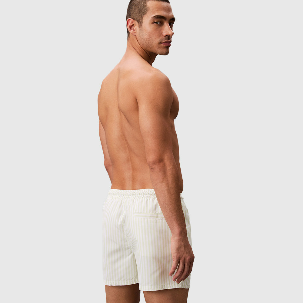 Medium Drawstring Swim Shorts - Green Multi
