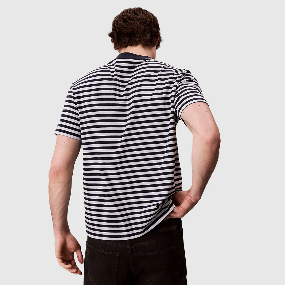 Stripe Jersey T-Shirt - White