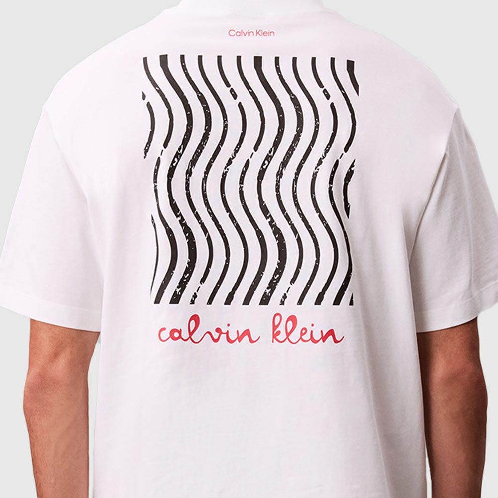 Logo Graphic Crew Neck T-Shirt - White