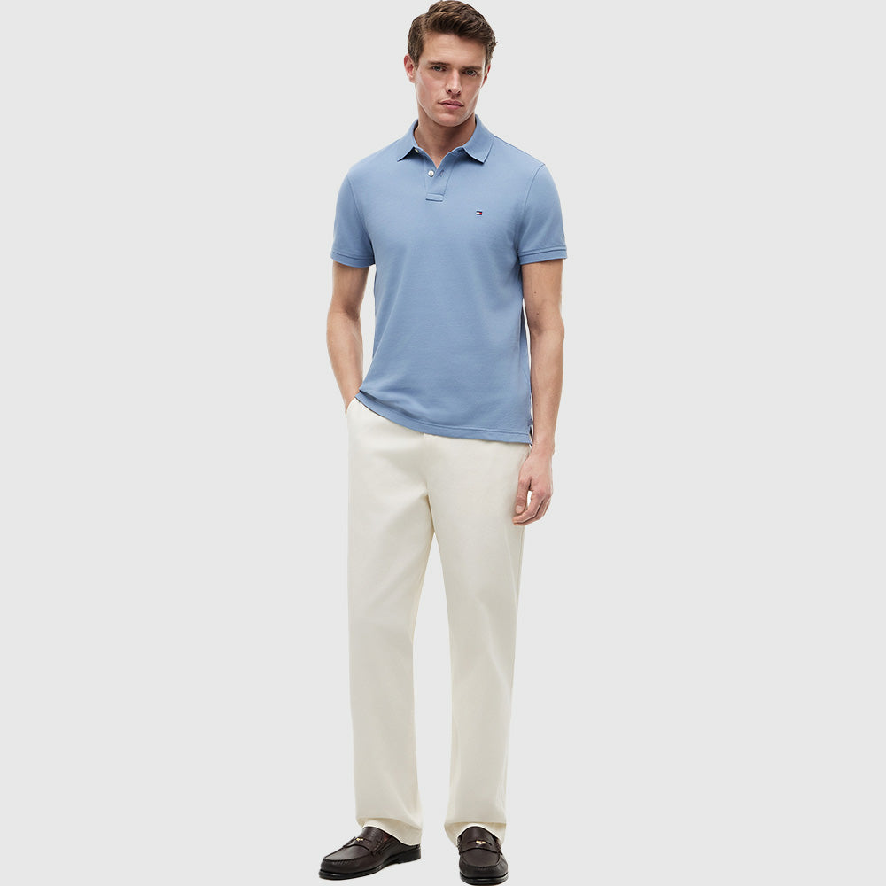 1985 Regular Fit Pique Polo Shirt - Blue