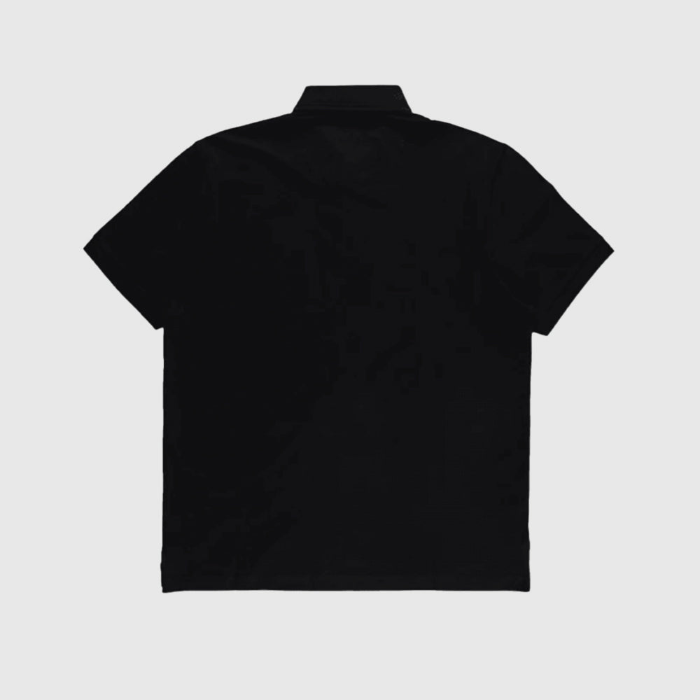 Stretch Cotton Polo - Black
