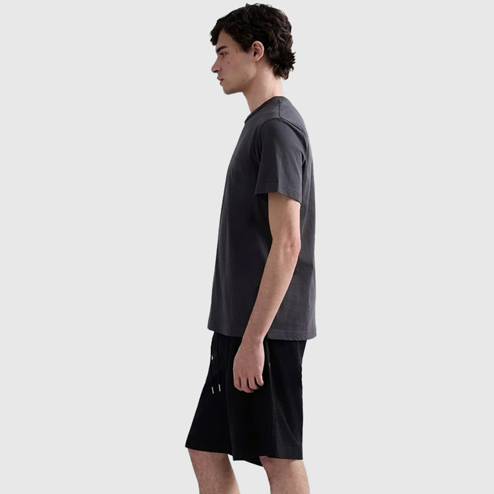 Embossed Logo Basic T-Shirt - Black/Grey