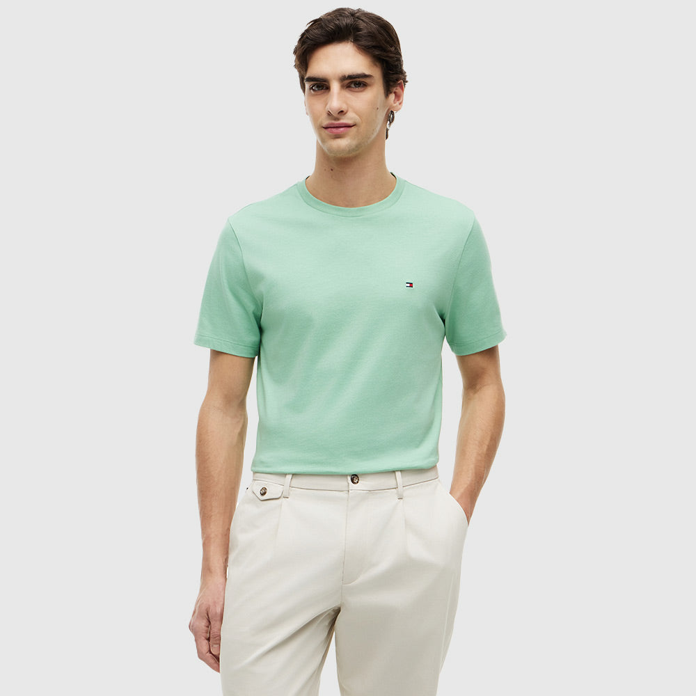 Flag Embroidery T-Shirt - Green