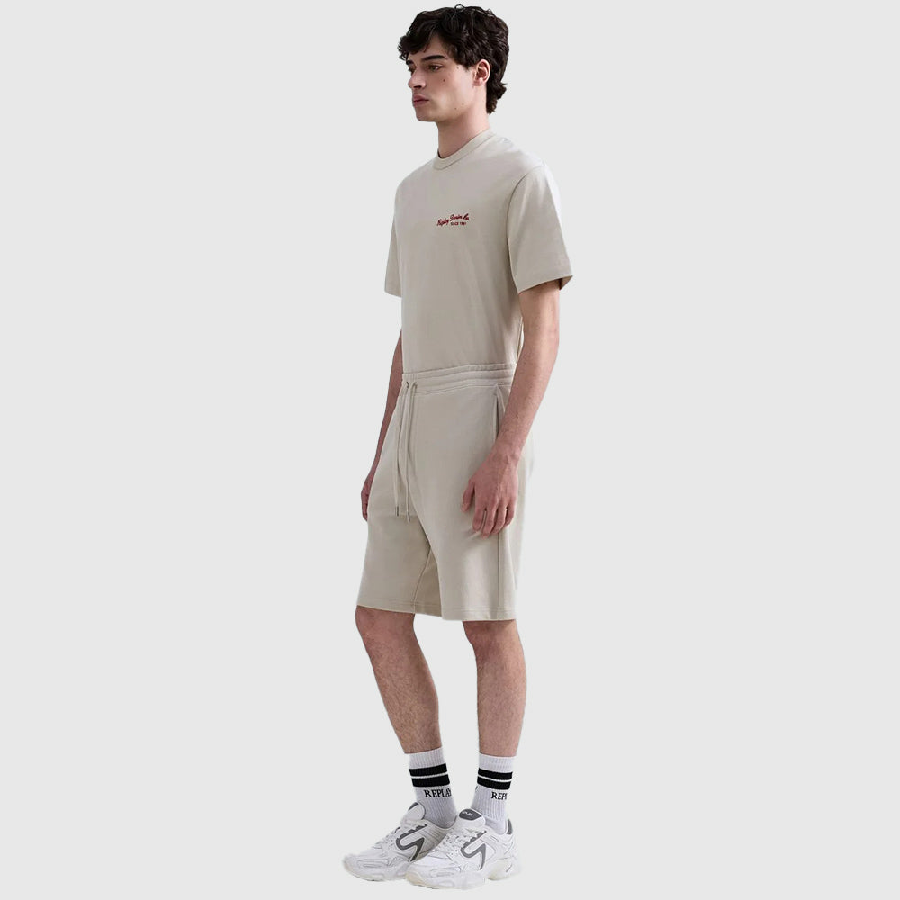 Cotton Terry Fleece Short - Beige