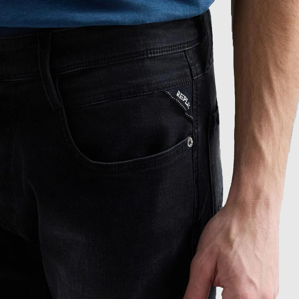 Anbass Power Stretch Denim - Denim Black