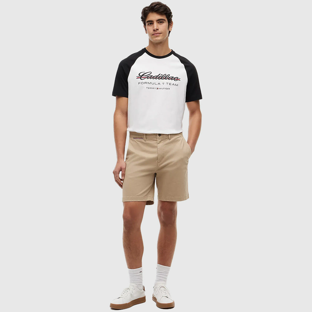 Cadillac Formula 1® Team Logo Raglan T-Shirt - White/Black