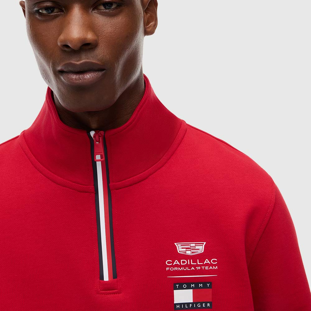 Cadillac Formula 1 Team Half-Zip Sweatshirt - Red