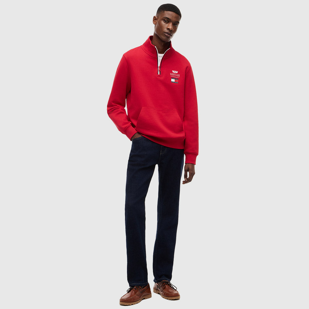 Cadillac Formula 1 Team Half-Zip Sweatshirt - Red