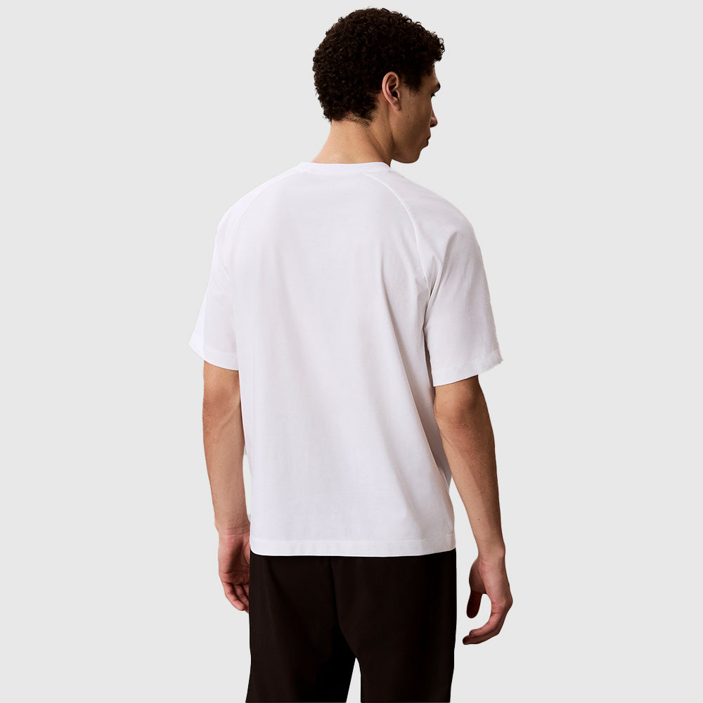 Performance Cotton Blend Gym Top - White