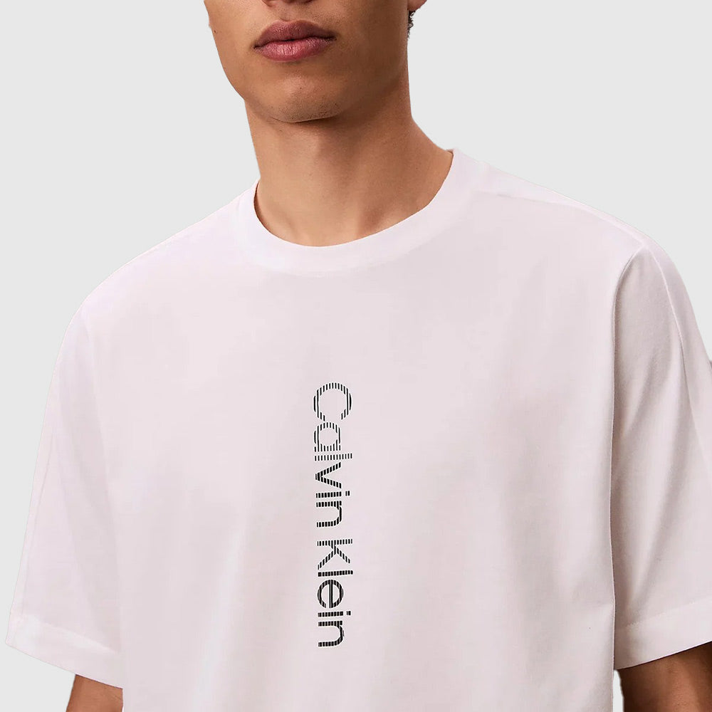 Performance Cotton Blend Gym T-Shirt - White