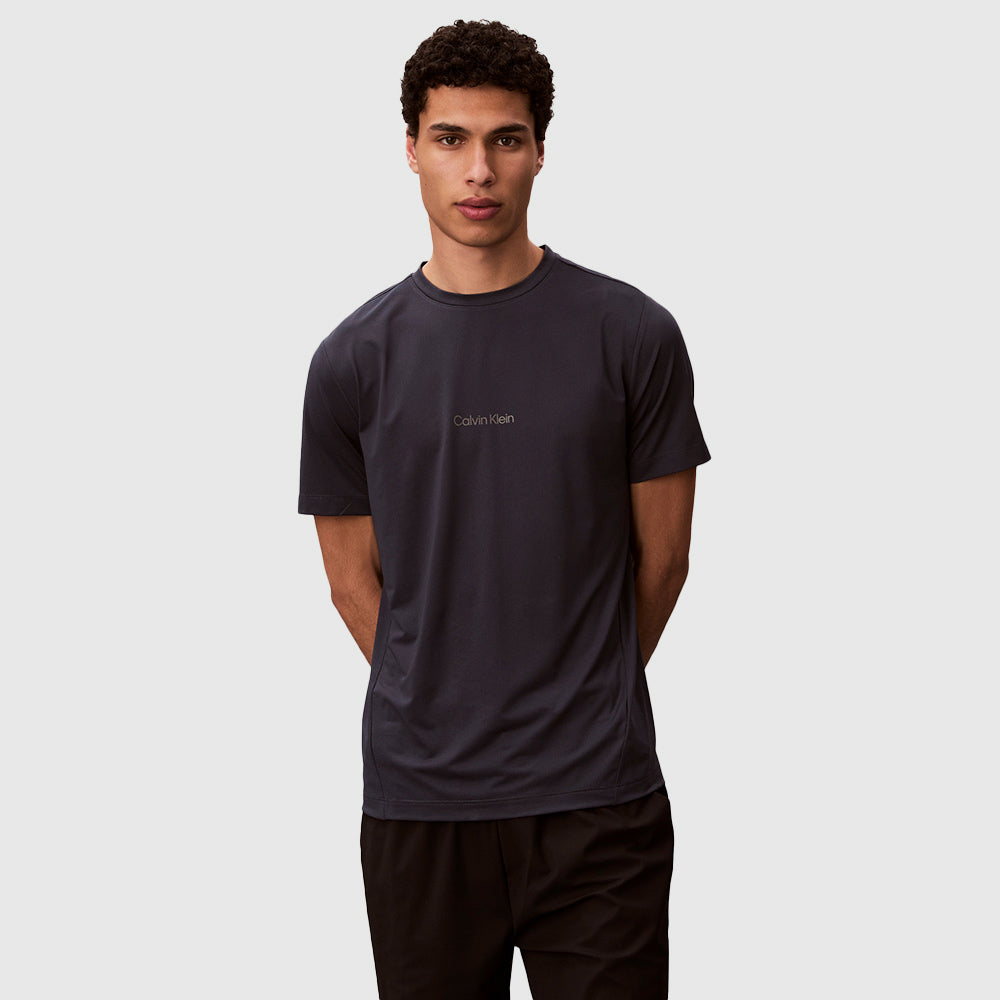 Mesh Quick-Dry Gym T-Shirt - Navy
