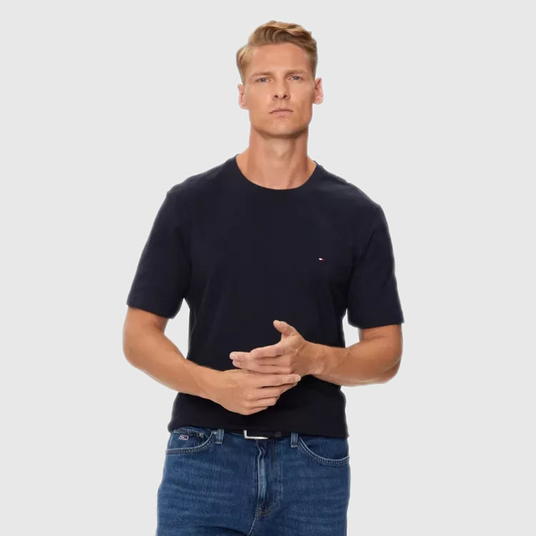 Tommy Hilfiger Essential Solid T-Shirt - Navy |ThirdBaseUrban