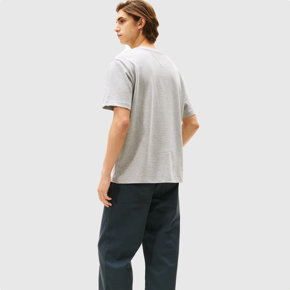 Small Crest Graphic T-Shirt - Grey Heather