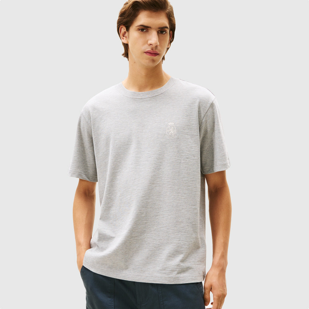 Tommy Hilfiger Small Crest Graphic T-Shirt - Grey Heather |ThirdBaseUrban