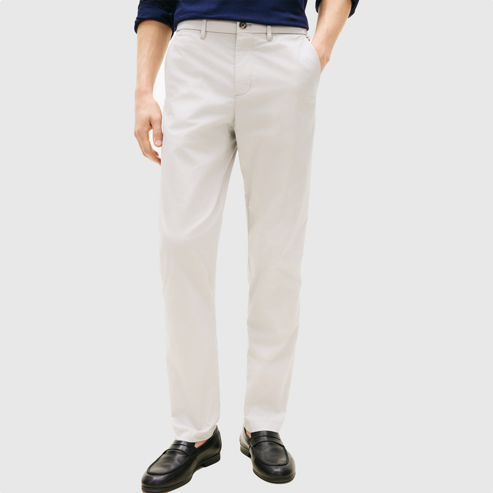 Tommy Hilfiger Half Poplin Denton Chino - Light Grey |ThirdBaseUrban