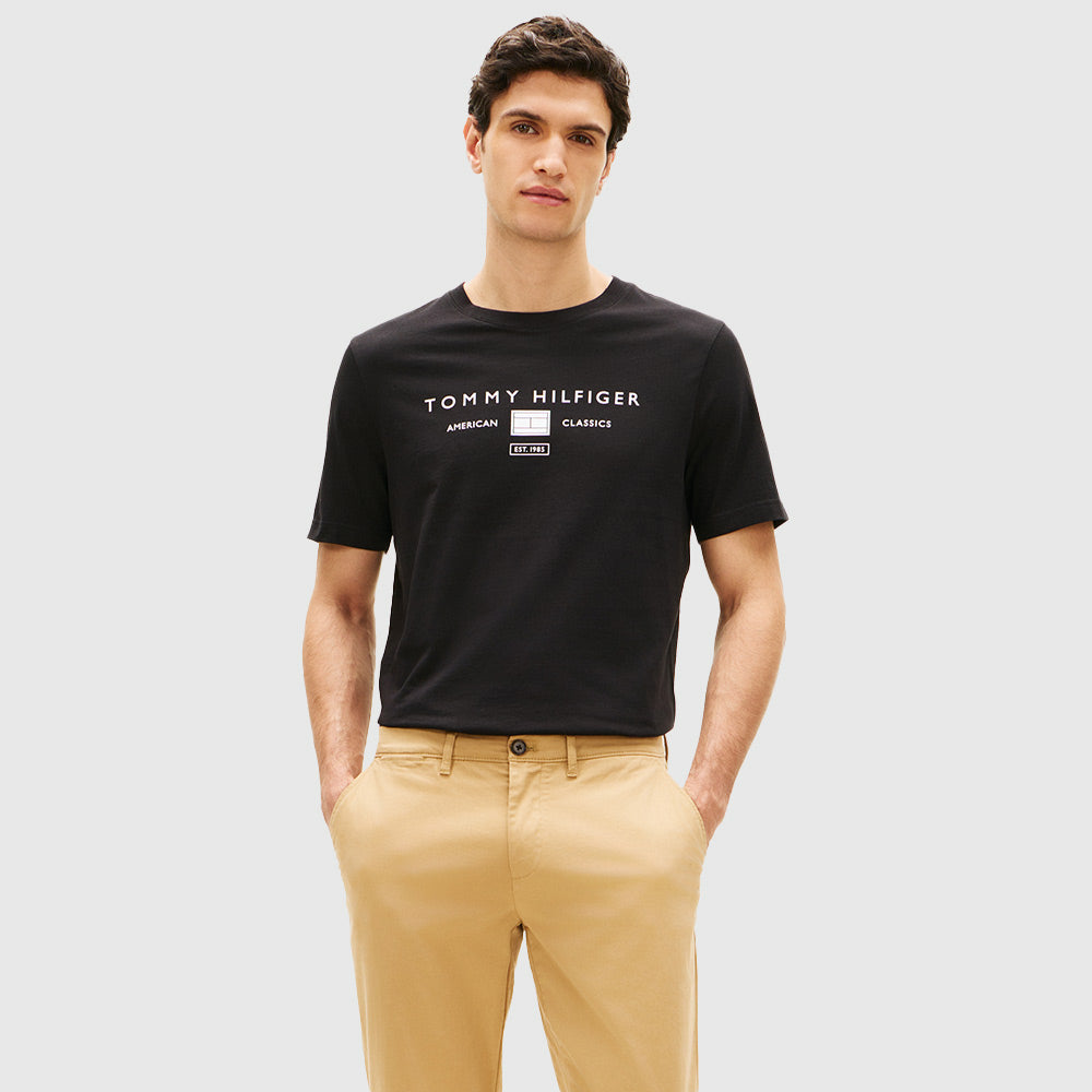 Mono Stack T-Shirt - Black