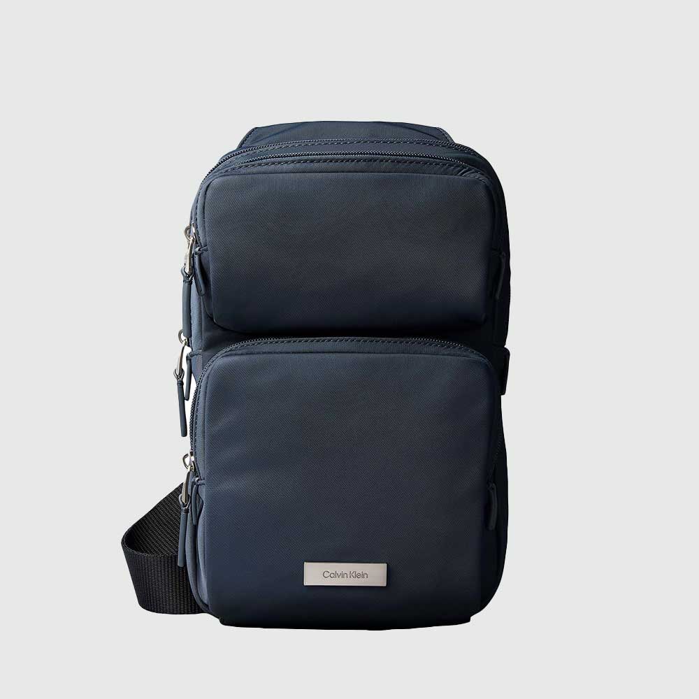 Nylon Sling Bag - Blue
