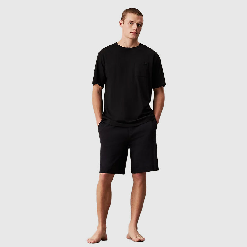 Calvin Klein S/S Crew Neck - Black |ThirdBaseUrban