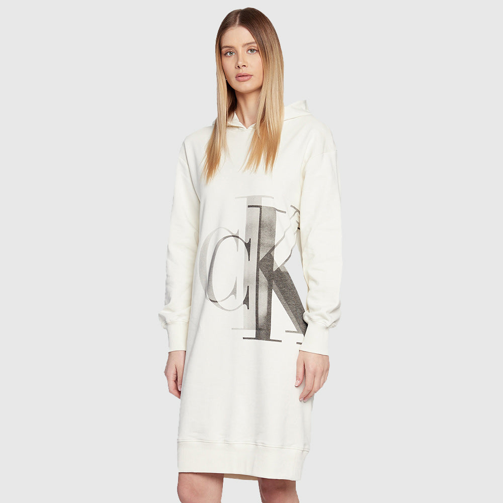 Lightbox Hoodie Dress - Ivory*