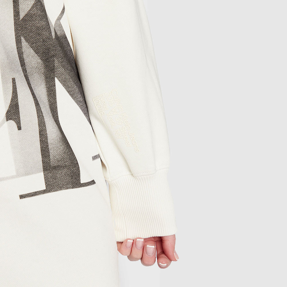 Lightbox Hoodie Dress - Ivory*