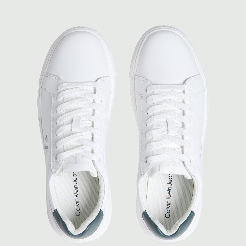 Chunky Cupsole Monologo Leather - White Multi*