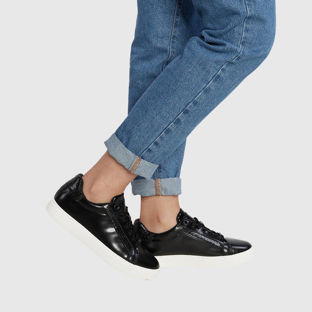 Clean Cup Lace Up Nano Sneaker - Black*
