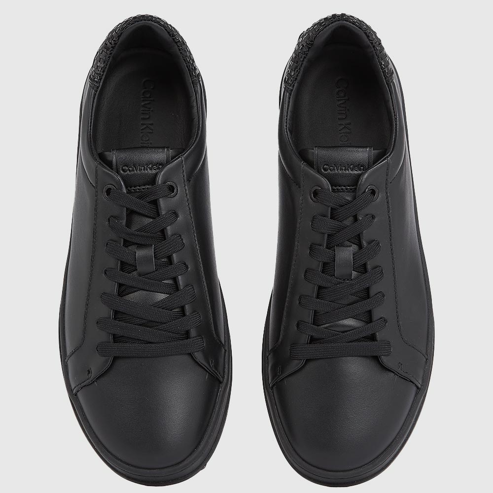 Low Top Lace Up Sneaker - Black*