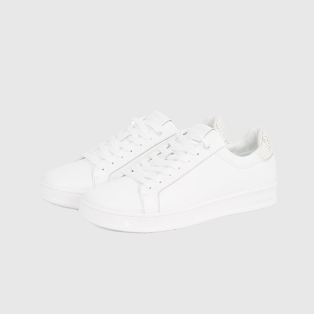 Low Top Lace Up Sneaker - White*