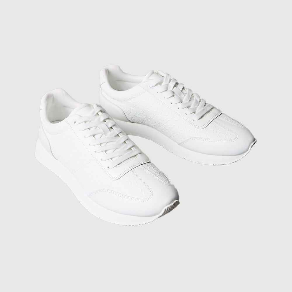 Low Profile Runner Laceup Monologo - White*