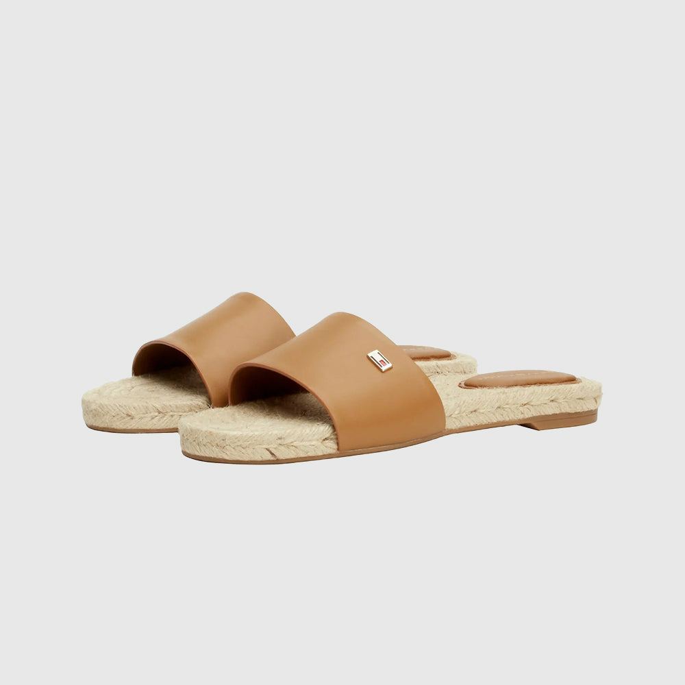 Simple Leather Flat - Tan*