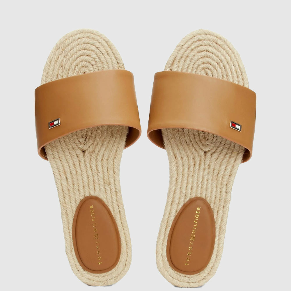 Simple Leather Flat - Tan*