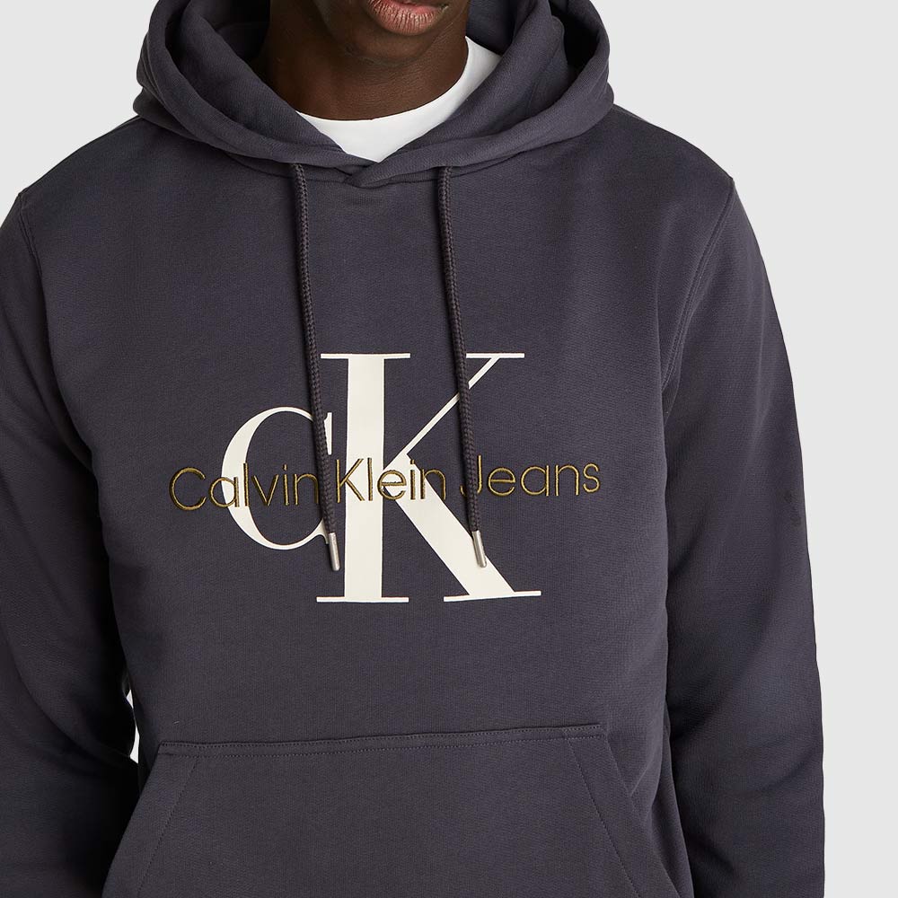 Seasonal Monologo Regular Hoodie - Navy*