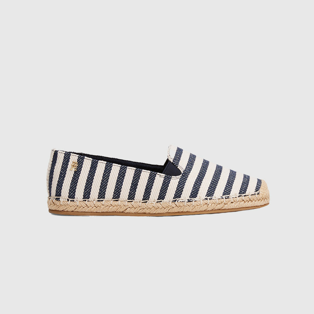 Nautical Stripe Espadrille - Navy Multi*
