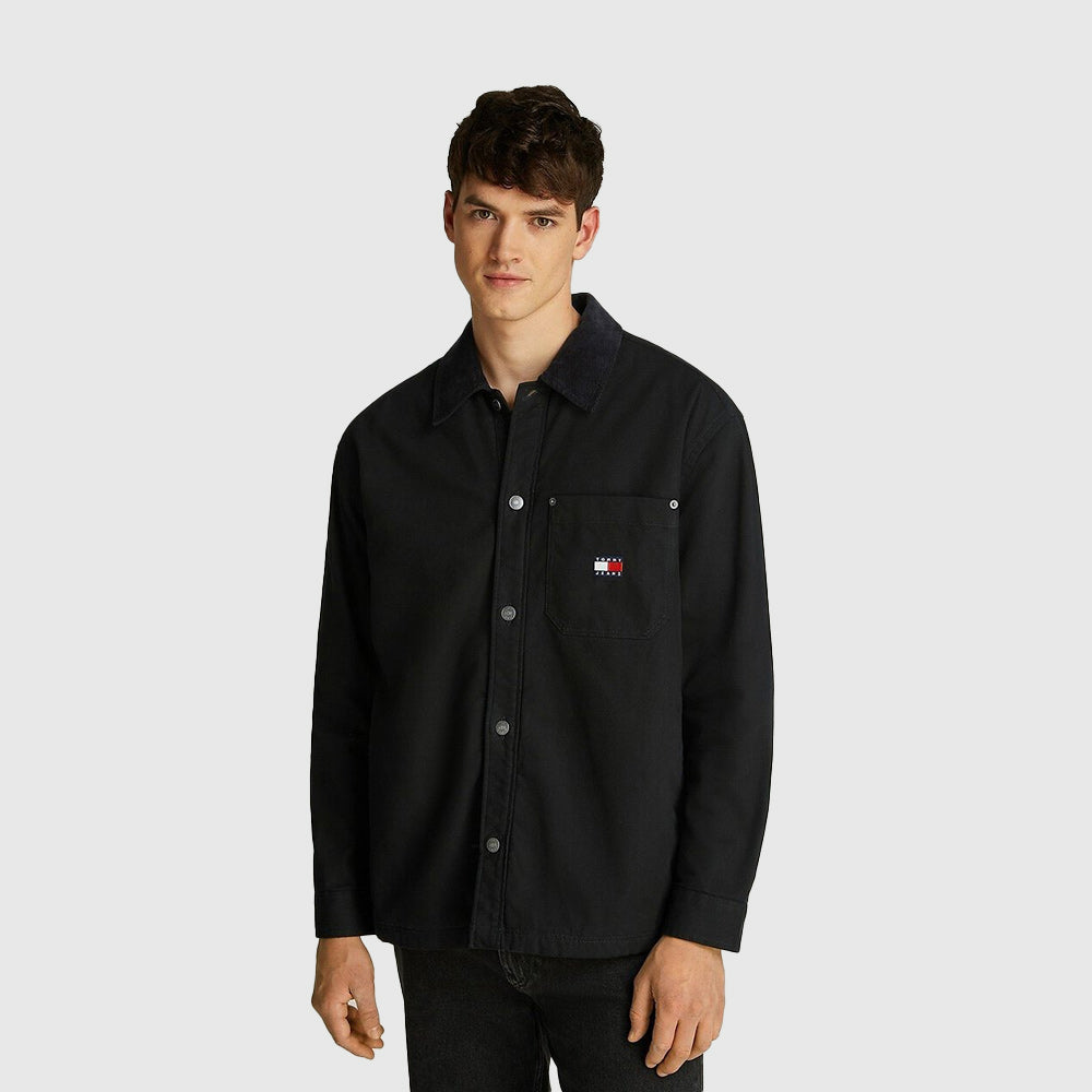 Denim Badge Shirt - Denim Black*