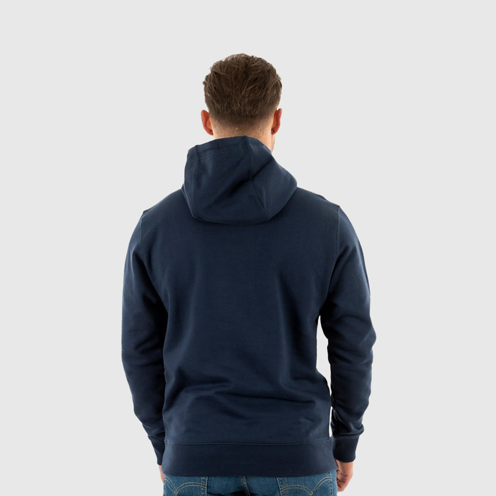 Regular Tartan Hoodie - Navy*