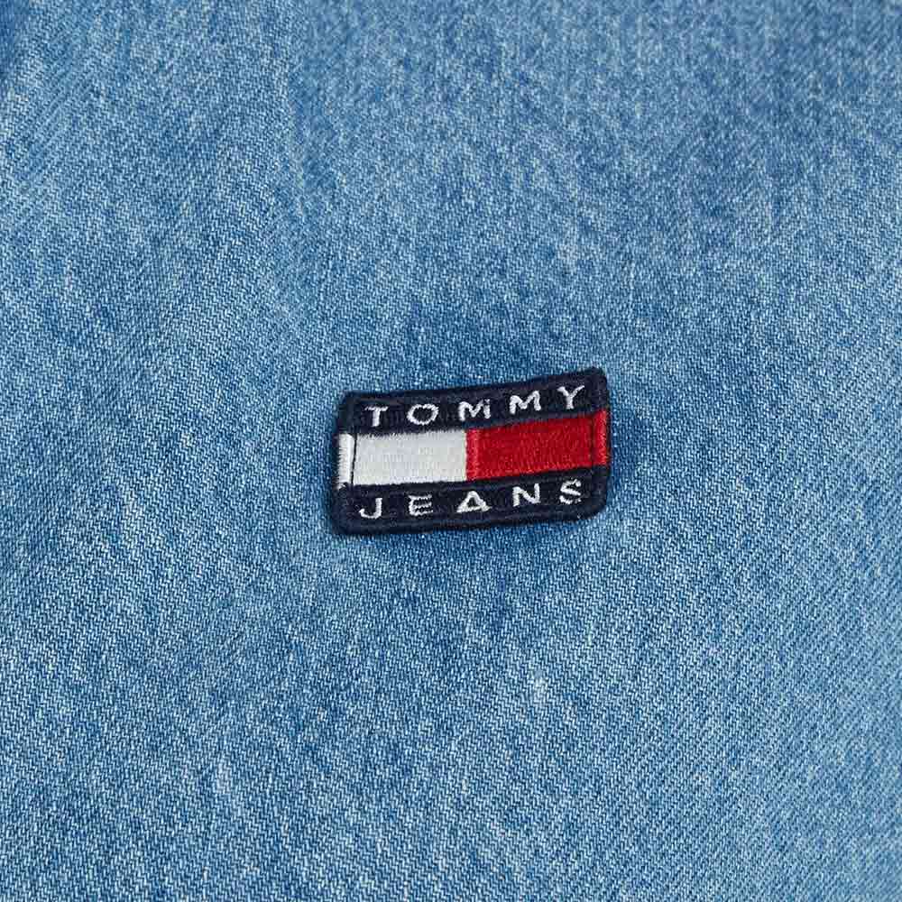 Badge Mini Dress - Denim*