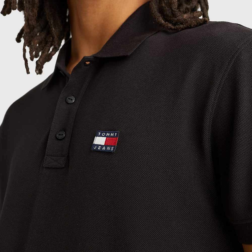 Classic Badge Polo - Black*